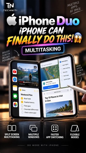 iPhone Can FINALLY Do This! 😳 iPhone Duo Multitasking #shortsfeed