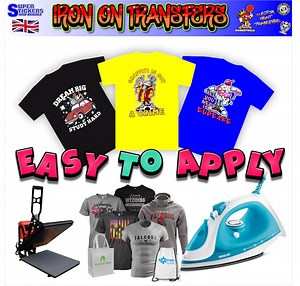 Custom Iron on Transfer: Printed Logo, Photo, or Design - Etsy