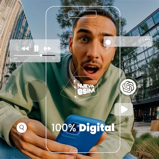 📲 Tu próxima conexión no necesita plástico.​ Con la eSIM de Virgin Mobile, activa tu línea fácil, rápido y 100% digital.​ El futuro ya está aquí. | Virgin Mobile Colombia