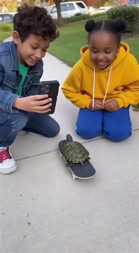 He’s got better balance than me 😂🐢 #Turtle #FunnyScene #ViralShort #CaughtOnPhone | MindFuel Daily