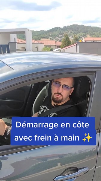 Comment faire un démarrage en côte avec le frein à main ?✨ #permisdeconduire #autoecole #fyp #demarrageencote