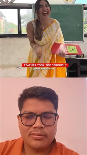 TEACHER TOOK TO SERIOUSLY #comedy #school #schoollife #explore #classroom