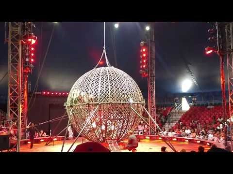 UniverSoul Circus Motorcycle Cage Act