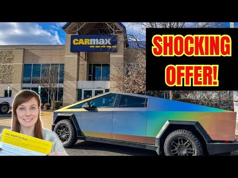 How much is a USED Cybertruck Worth Now? Carmax Appraisal!