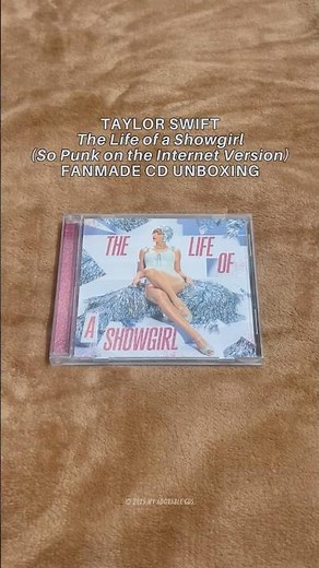 [FANMADE CD] The Life of a Showgirl (So Punk on the Internet Version) CD #taylorswift #TLOAS #shorts