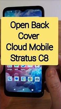 Remove Back Cover on Cloud Mobile C8