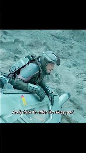 The man made an emergency landing on a planet in a certain location. #movie #film#youtube