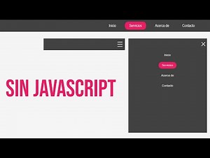 How to make a responsive burger menu in HTML and CSS.