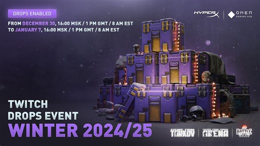 Escape from Tarkov New Year Twitch Drops: Release date, all rewards, and how to get