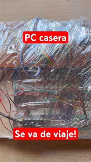 Rumbo a VCF LATAM. PC en breadboard viaja apretadita #retrocomputing #vcf #8088