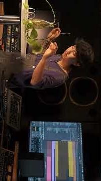 Michael Li combines plants and music using the Playtron MIDI controller in a live performance