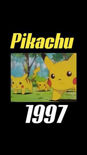 Evolution of Pikachu: From 1997 to 2019