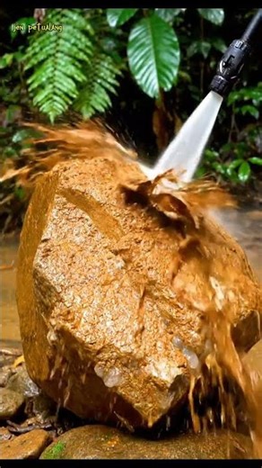 Gold quartz exploration mining! #goldmining #satisfying #quartz