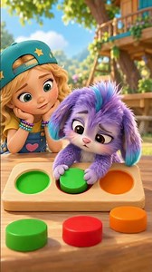 Pip’s Color Mix-Up! 🟢🔴🟠 | Learn Colors with Seya & Friends #shorts #kidsvideos