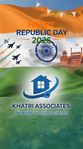 🇮🇳 Happy Republic Day 2026 | Khatri Associates | Trusted Property Consultants | #shorts #property