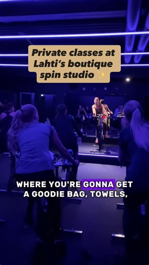 Indoor Cycling Studio Lahti on Instagram: "Birthday? 🎂 Bachelorette? 💍 Girls night out? 💃Men’s wellness club? Now’s the time to try an event with your friends that makes you feel GOOD after too ✨ Our rhythm cycling classes will bring your group even closer through a sweaty challenging workout with beats you’ll want to jam out to 🕺 What’s included? 🔸the whole studio reserved for your group 30 minutes before & after class 🔸free sweat towels & shower towels 🔸 free spin shoe rentals 🔸 free @