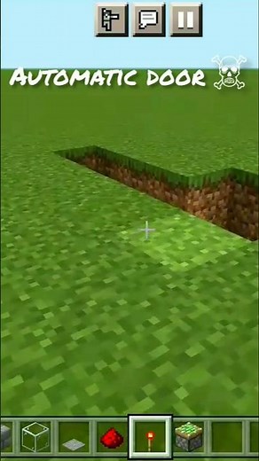 Minecraft automatic door🤯 #minecraft #shorts