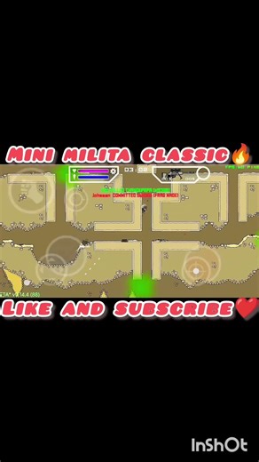 mini miltia classic GamePlay 🔥 #minimilitia #minimilitiaclassic #doodlearmy2 #gamingshorts