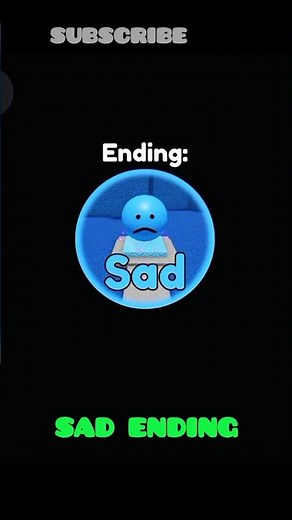 how to get the sad ending in easiest game ever on Roblox #roblox#viral#subscribe