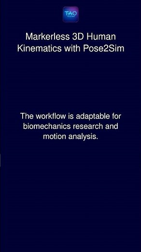 Markerless 3D Human Kinematics with Pose2Sim