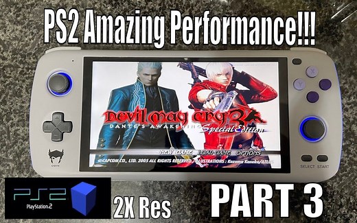 安卓掌机奥丁Odin Pro - PlayStation 2 模拟器AetherSX2 2X 游戏测试