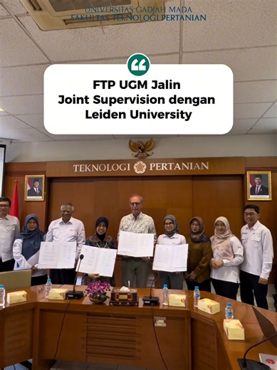 FTP UGM Partners with Leiden University for Joint Supervision