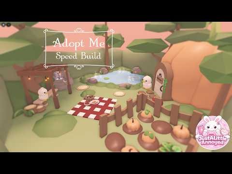 Cozy Pumpkin Farm Speedbuild 🍂✨ | Adopt Me