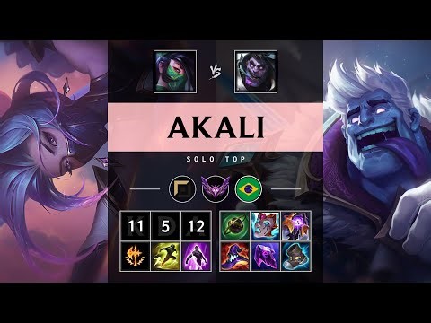 Akali Top vs Dr. Mundo - BR Master Patch 25.19