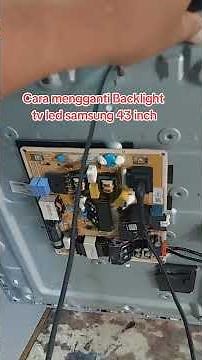 How to replace the backlight on a 43-inch Samsung LED TV #tv #samsung #dark