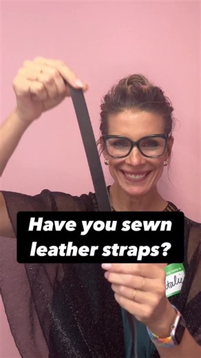 Easily sew on leather straps! Comment “strap” to view these straps in colors and sizes. Let me know if you have questions! *shops can get my straps at @checkerdistributors #sewhungryhippie #sewingshop #ilovesewing #bagmaker #sewingforgirls | Sew HungryHippie