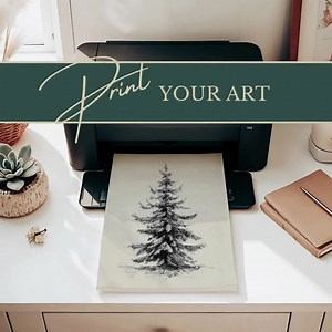 Forest Sketch Wall Art Rustic Pine Tree Illustration Green Minimalist Woodland Printable Wall Decor Modern Cabin Christmas Winter Artwork - Etsy