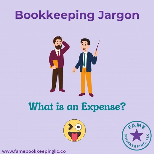 🧾 Let’s Talk About It: What Is an Expense? Expenses = the costs of running your business. From software subscriptions to shipping fees, every dollar spent to keep things moving counts. Tracking expenses helps you stay compliant, spot savings, and protect your profit 💼 🎥 Watch the reel to break it down—no jargon, just clarity. #FameBookkeeping #BookkeepingBuzzwords #LetsTalkAboutIt #ExpenseTracking #PurpleAndTealPower | Fame Bookkeeping, LLC