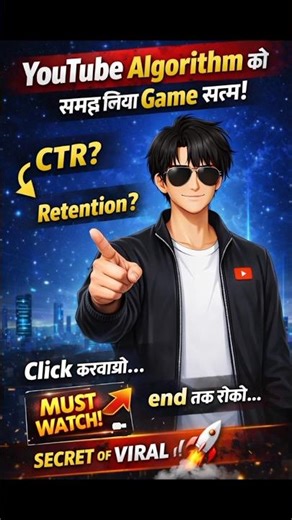 YouTube Algorithm Secret: Just CTR & Retention Explained 🚀 #shorts