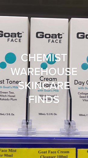 Goat Soap is known for their nourishing and skin loving soap bars, but did you know about the rest of the range at #chemistwarehouse ?#skincare #goatsmilksoap #goatmilksoap #chemistwarehousefinds #skincare