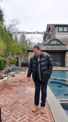 Cracks in mortar joints may seem minor at first—but when it comes to pool decks, small issues can quickly become costly problems if left unaddressed. On this clay paver pool deck, we keep a close eye on any newly formed cracks in the mortar joints and address them as part of our routine maintenance. These cracks are often a natural result of time and settling—but they also open the door to water intrusion, which in our climate means freeze-thaw expansion, further cracking, and eventual material 