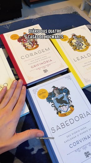 Diário das Quatro Casas de Hogwarts - Características, Atividades e Mais