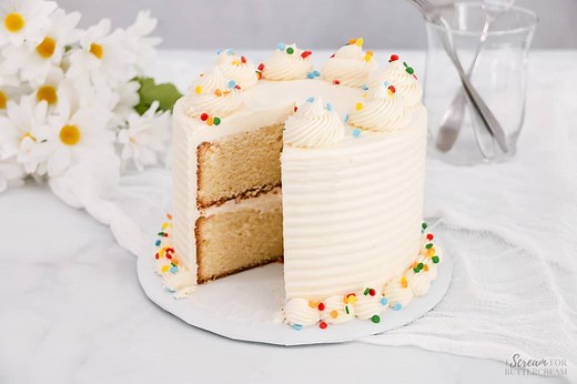 Mini 6 Inch Vanilla Cake Recipe