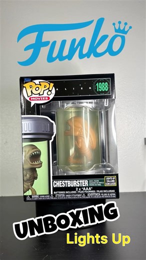 UNBOXING Alien Premium Light Up Chestburster New Funko Pop 👽#funkopop #alien #unboxing #newshorts