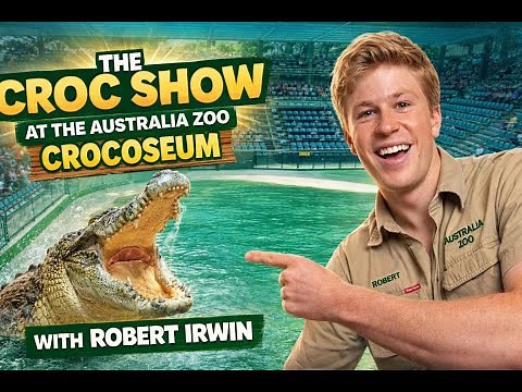 The Croc Show at the Australia Zoo Crocoseum | with Robert Irwin - 20 July 2025