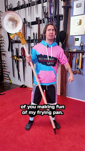 Sellsword Arts on Instagram: "Frying Pan vs Scythe! #fantasy #meme #funny"