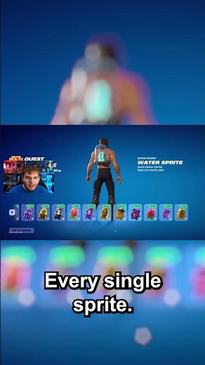The NEW Fortnite Sprite Back Bling Finally Works!