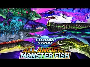 ALL LEGENDARY FISH CAUGHT IN Hellish Desert - 9 monster fishes 【釣魚大亨 Fishing Strike 피싱스트라이크】