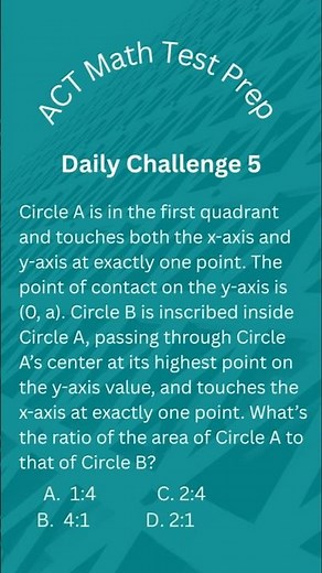 ACT Math Challenge 5