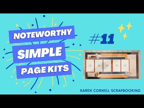 Noteworthy Simple Page Kit #11
