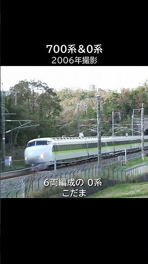 ０系こだま＆700系ひかりレールスター（2006年）