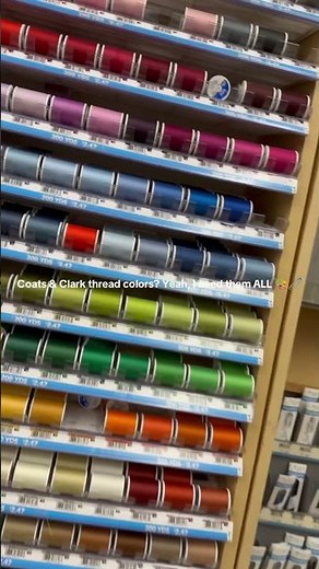 Thread Shopping Haul 🧵✨ Coats & Clark Color Picks for My Sewing Projects #sewingbeginners