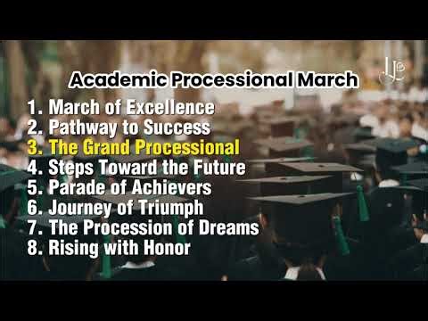 Processional March 2026 Collection | for Graduates and Completers