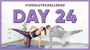 14K views · 227 reactions | There's only a few days left of the 100 Glute Challenge and I want you guys to really give it 110%!! You can modify or break this video up however you like but don't give up! Our Day 24 move will make you wanna get up and dance later because we're doing it with my friend & choreographer to the stars (like JLo & BLACKPINK) Kyle Hanagami! We're doing 100 attitude lines on each side, and your side booty is gonna burn so good!! | Blogilates | Facebook