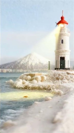 Lighthouse Stop Motion Animation | Mini Lighthouse Cinematic#shorts#stopmotion#animation#3danimation