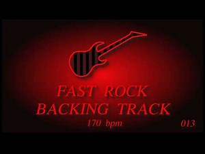Fast Rock Backing Track, 170 bpm